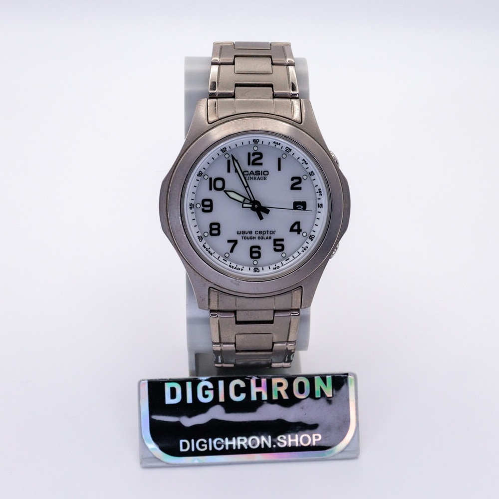 Casio Lineage Solar Radio Wave Titanium Import LIW-100TDJ 40mm Watch - Picture 2 of 6